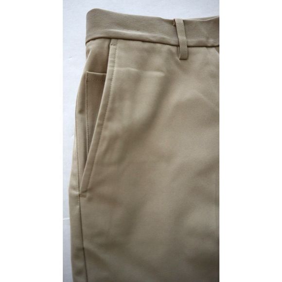 7 For All Mankind Men's Sz 34 Sand/Beige Slim Fit Flat Front Tech Shorts $158 - Picture 8 of 11